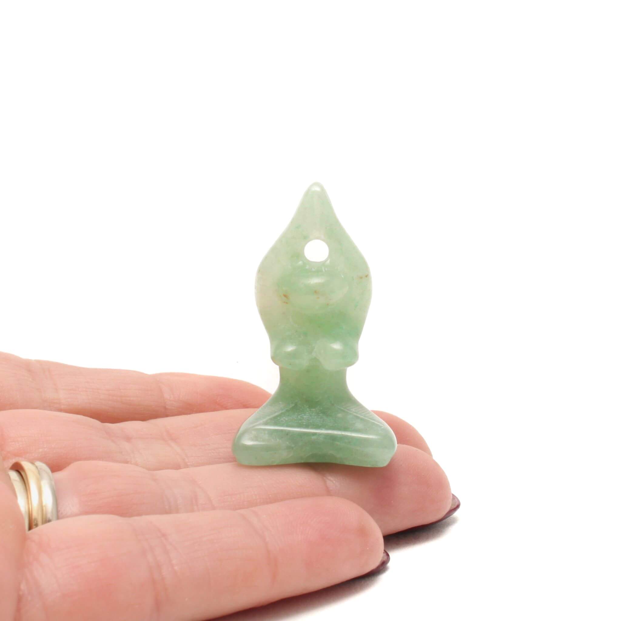 Grøn Aventurin Yoga figur