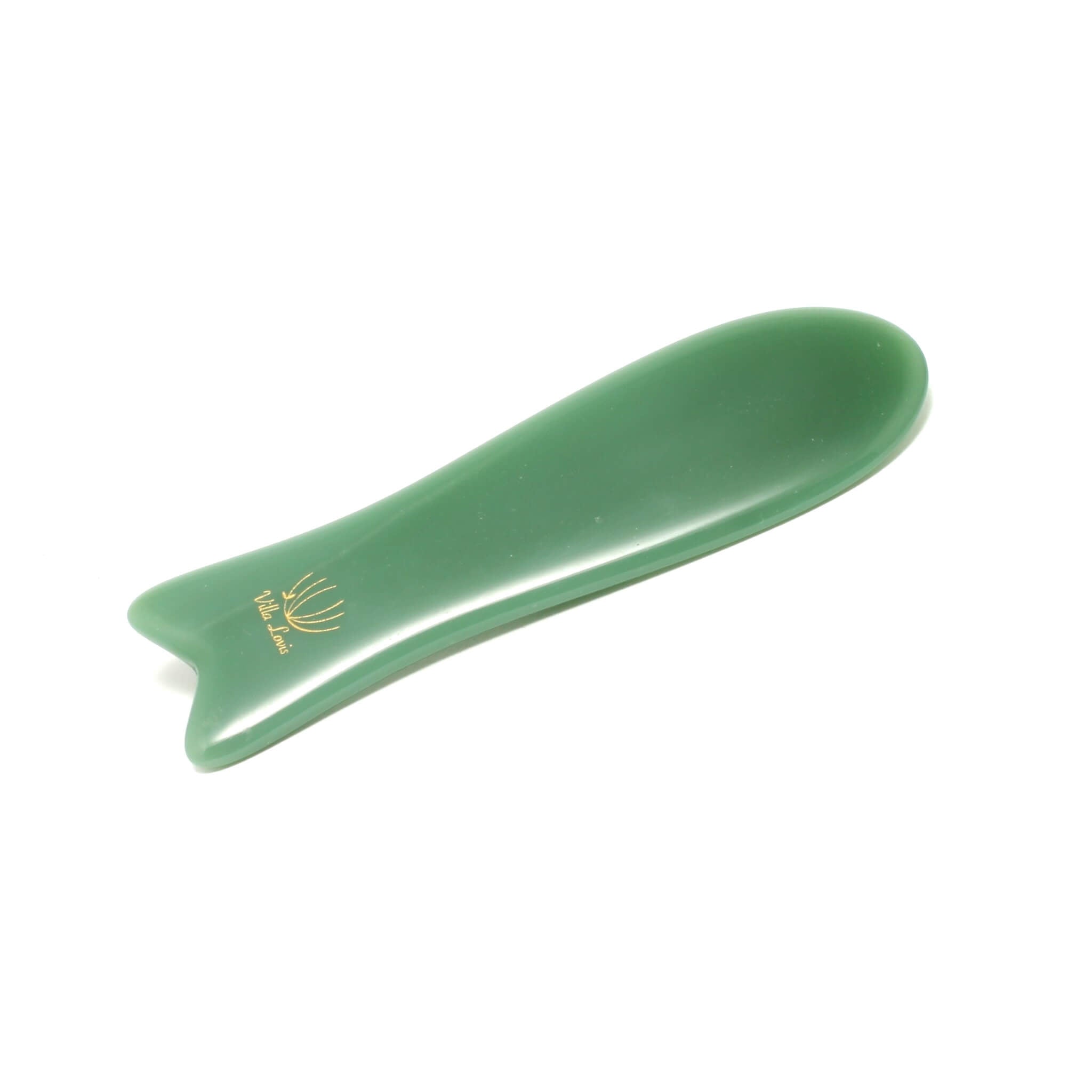 Gua Sha "Fisk" - Grøn Aventurin