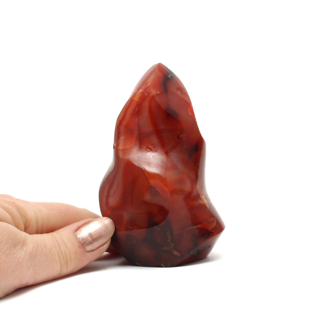 Karneol flamme i høj kvalitet