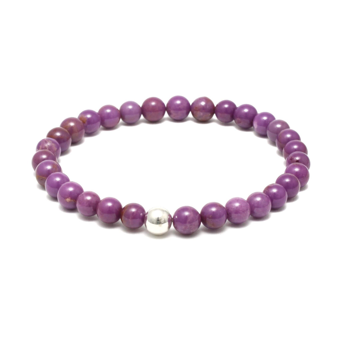 Phosphosiderit krystal armbånd 6mm perler