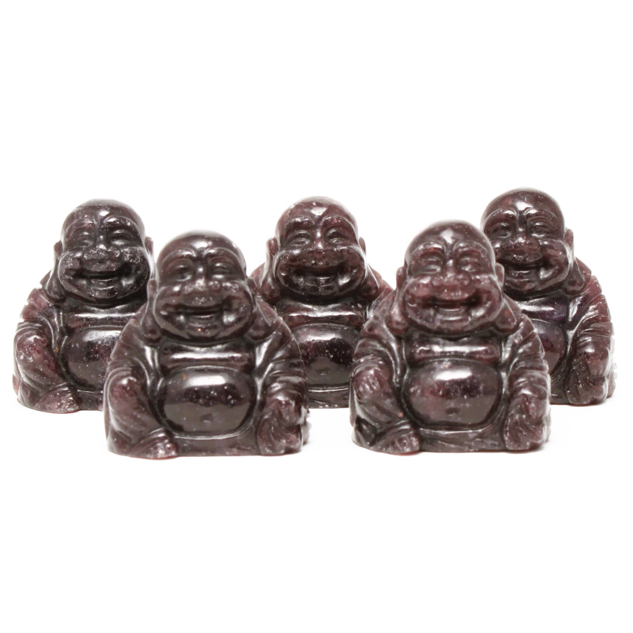 Lepidolit Buddha