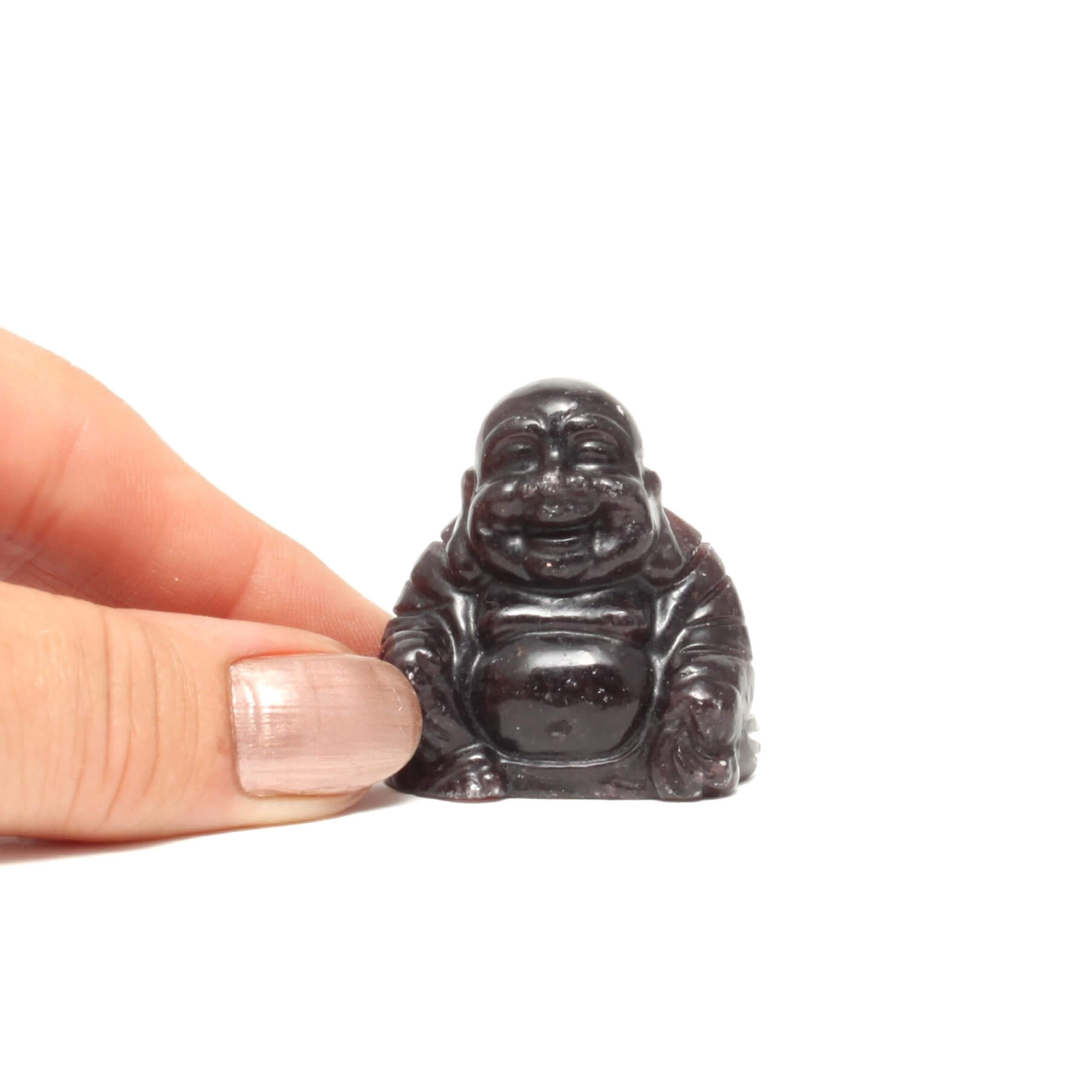 Lepidolit Buddha