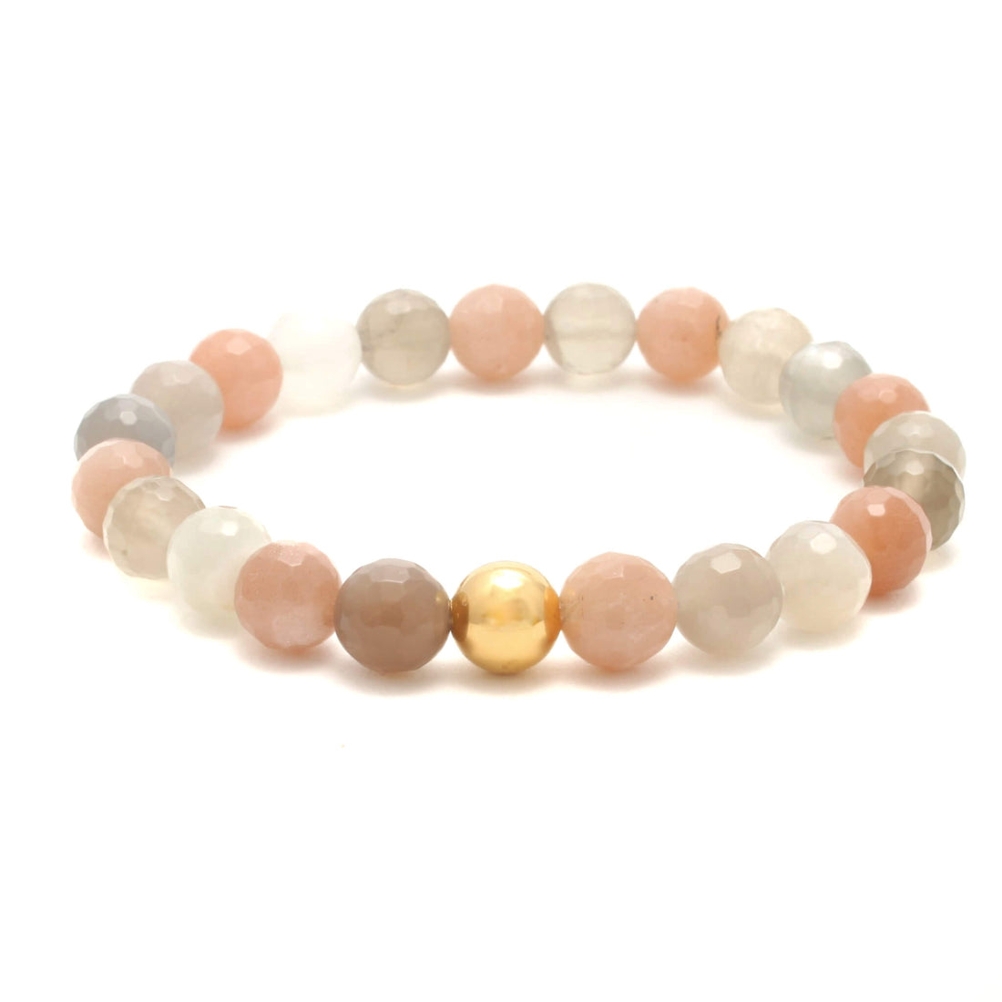 Mix Maanesten Facetteret krystal armbaand