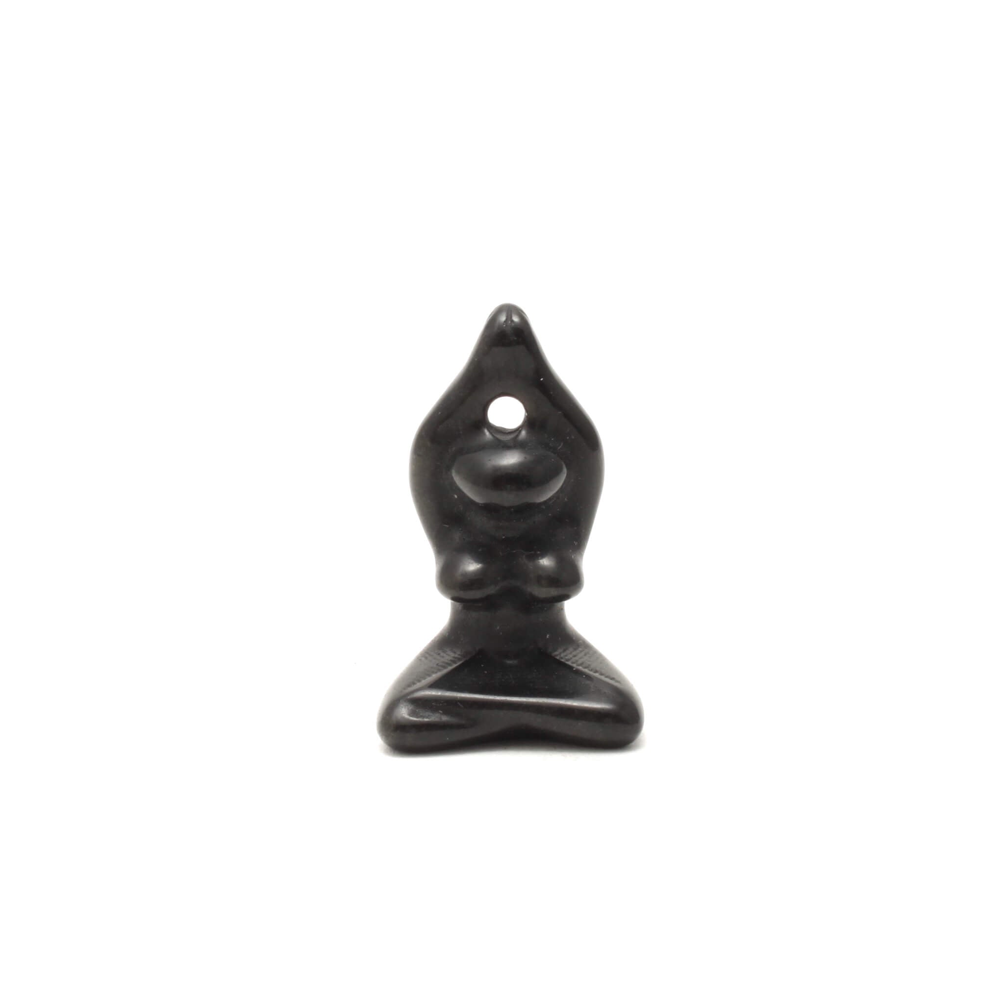 Obsidian Yoga Figur