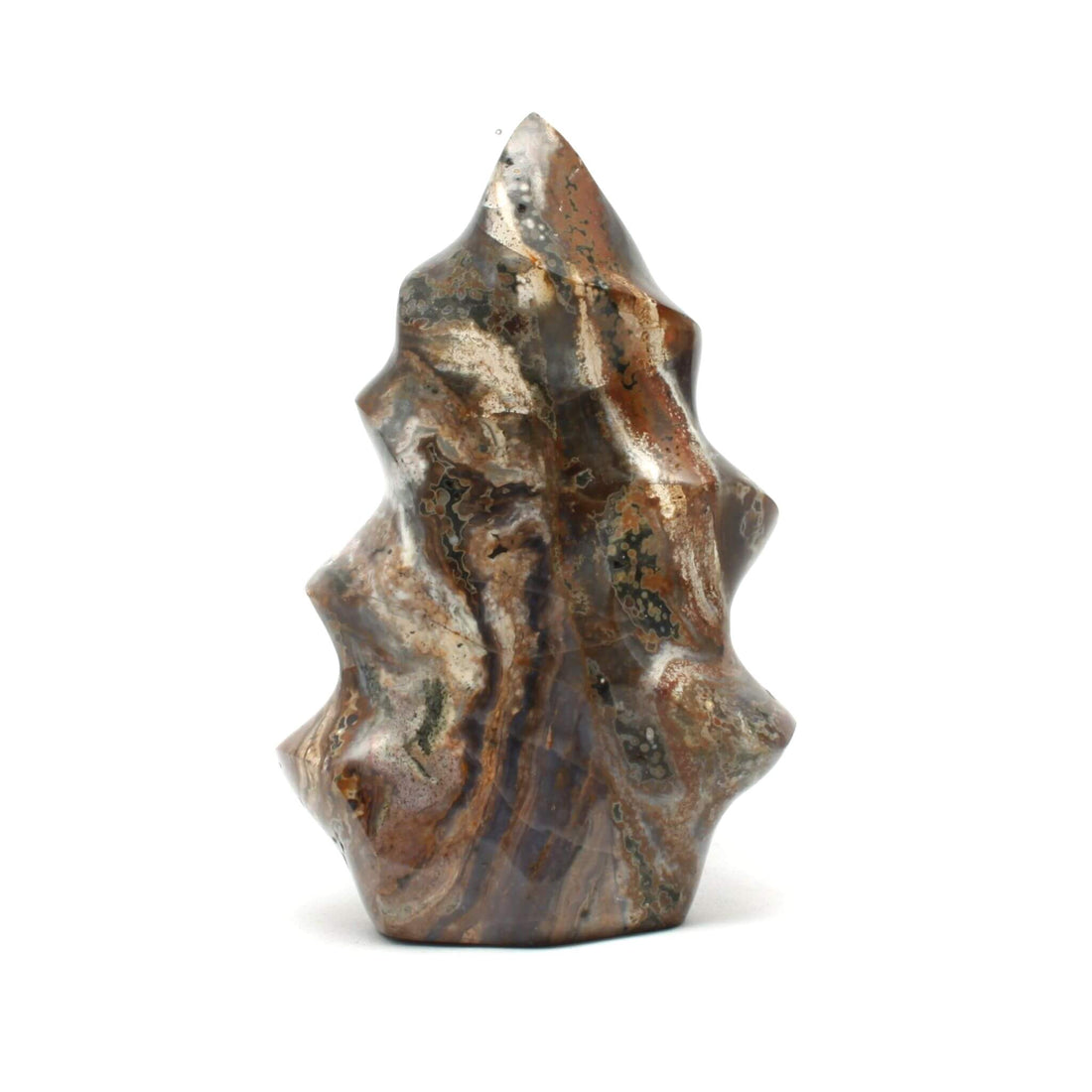 Smuk Ocean Jaspis flamme med flot mønster