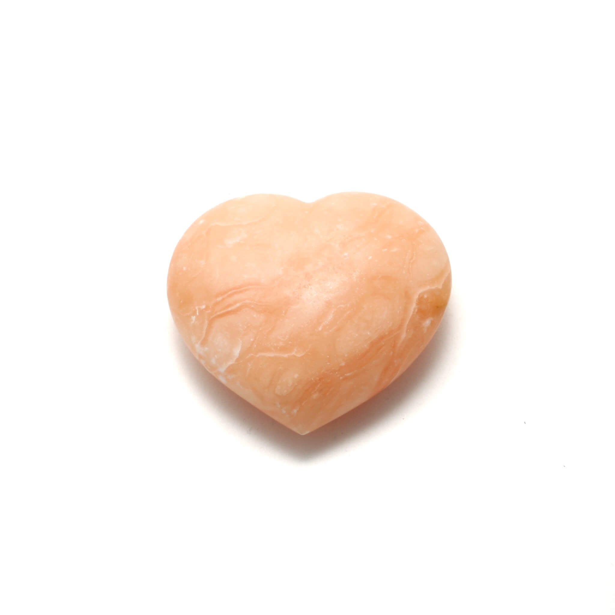 Orange Calcit Hjerte
