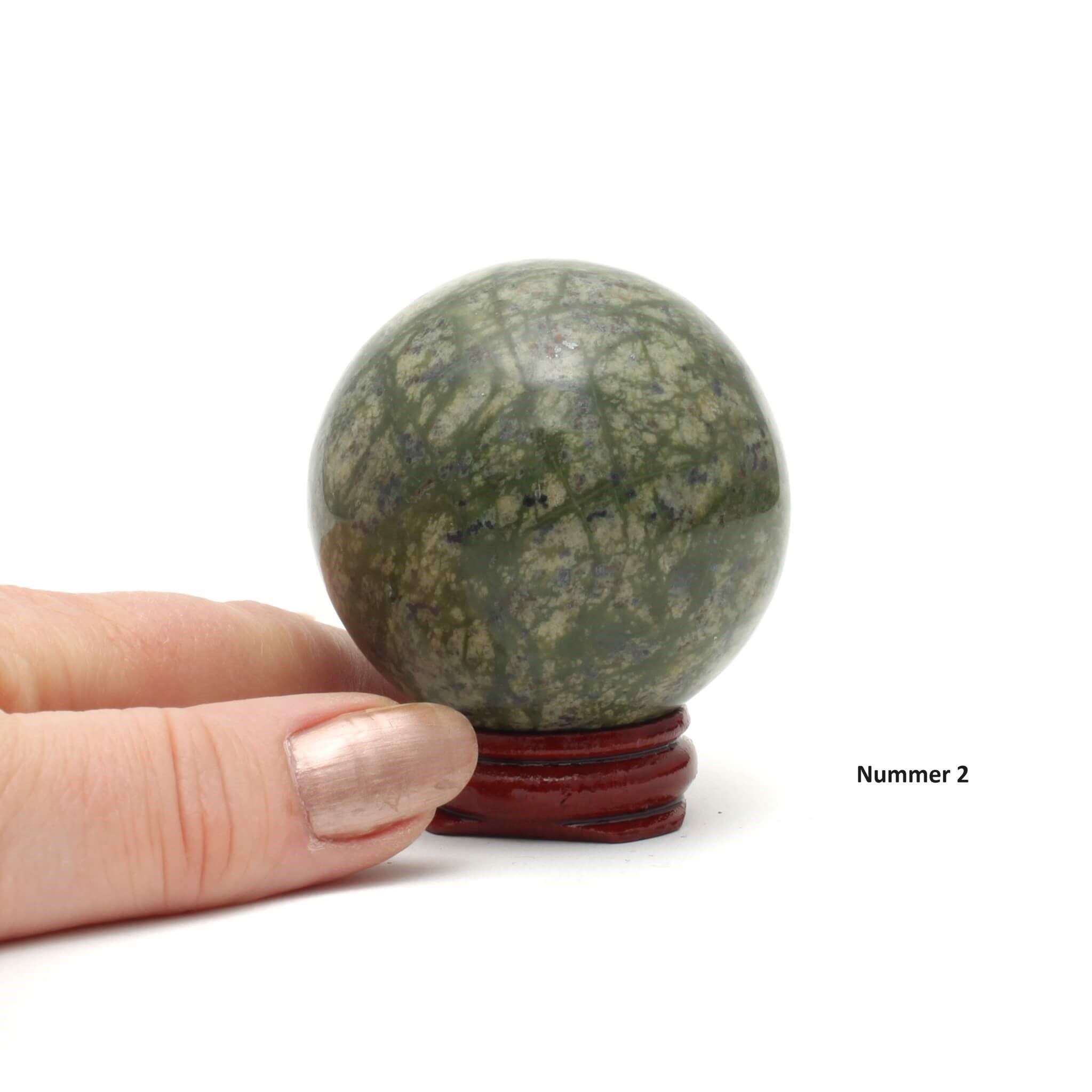 Serpentin sphere nummer 2b