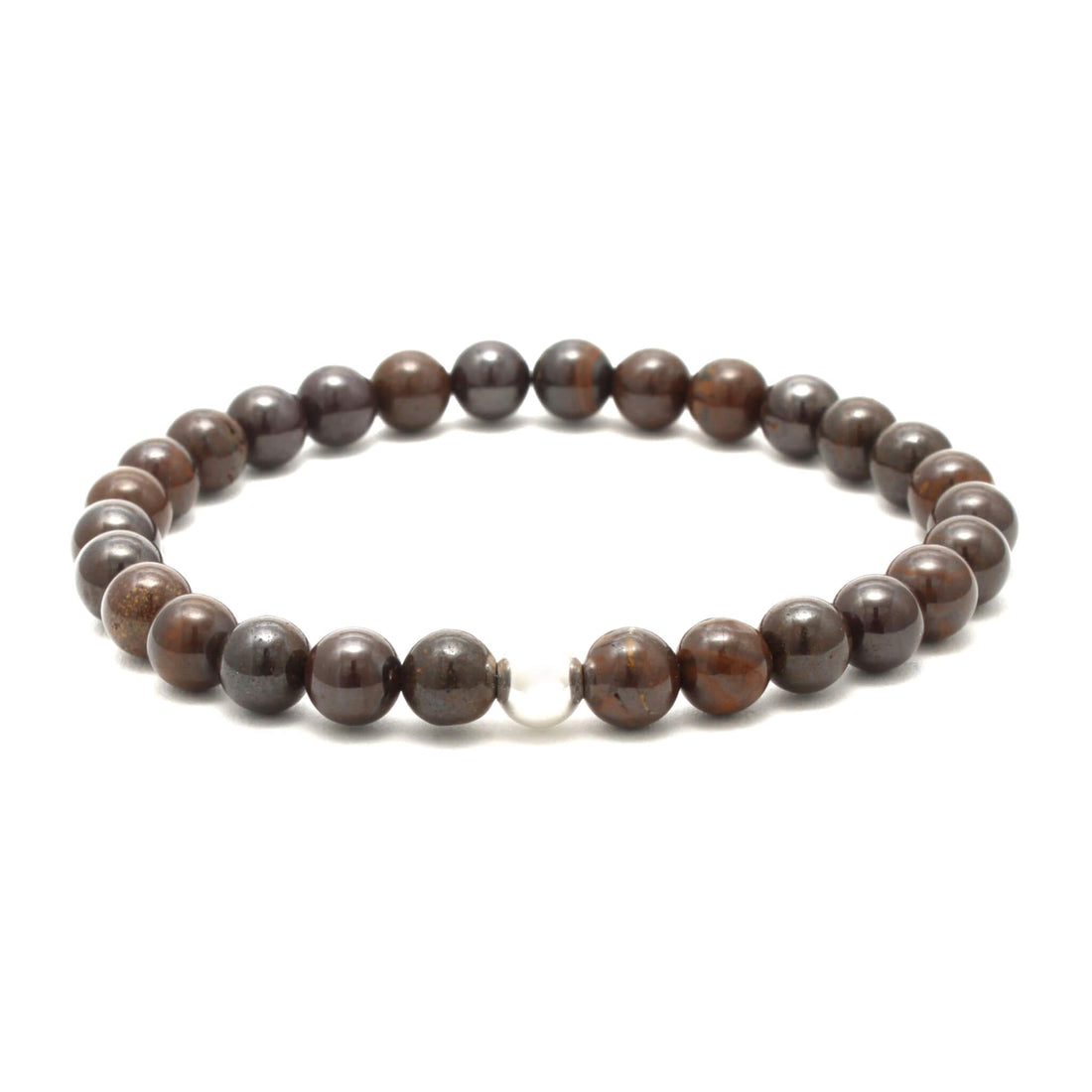 Boulder Opal krystal armbånd 6mm