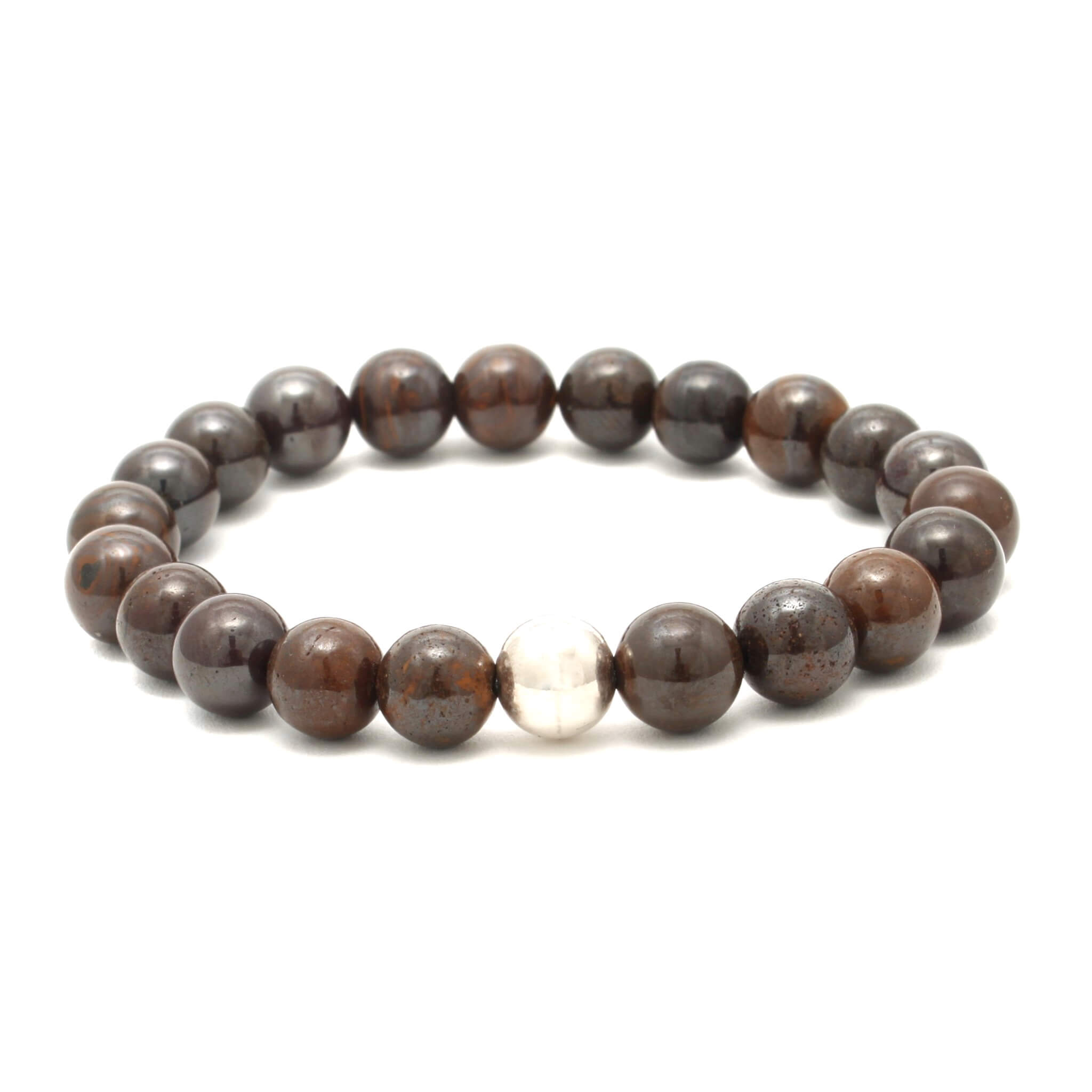 Boulder Opal Krystal armbånd 8mm