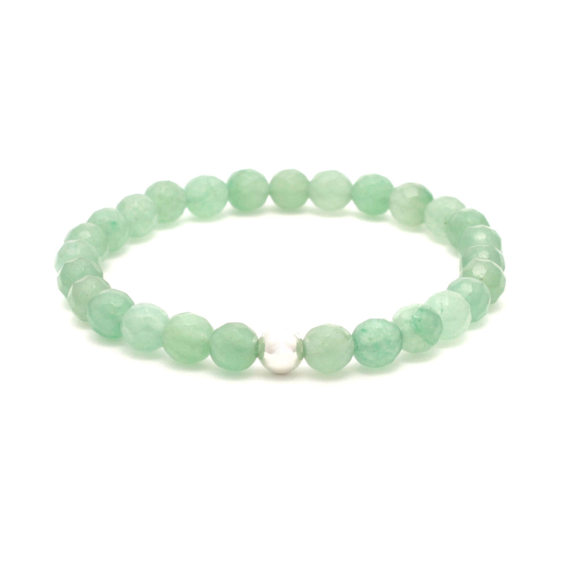 Grøn Aventurin Facetteret krystal armbånd