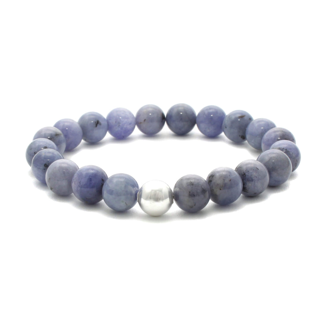 Tanzanit krystal armbånd