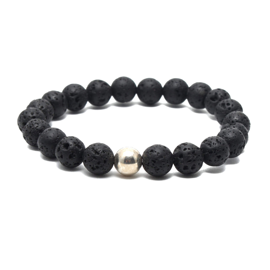Lava Krystal armbånd 8mm
