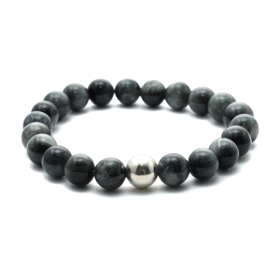 Krystal armbånd med 8mm Eagle Eye perler