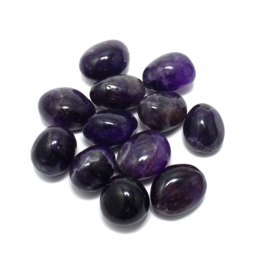 Ametyst lommesten i høj kvalitet