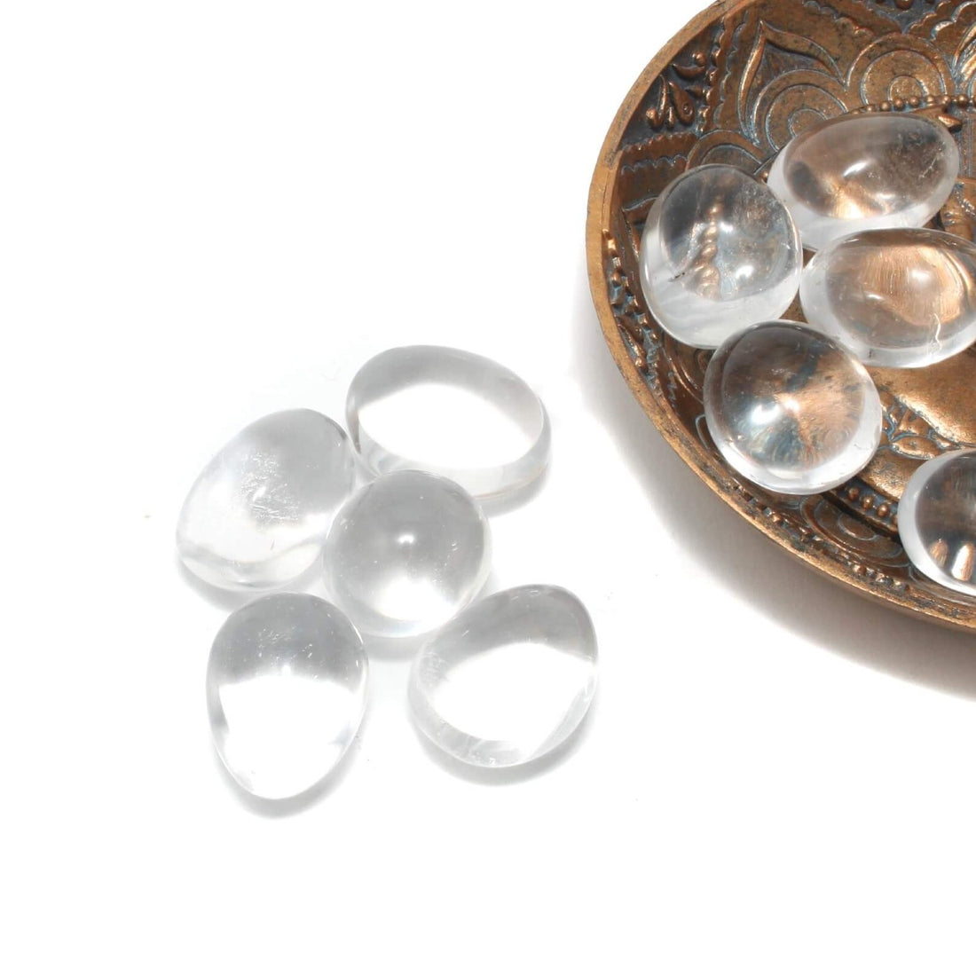 Bjergkrystal lommesten i høj kvalitet