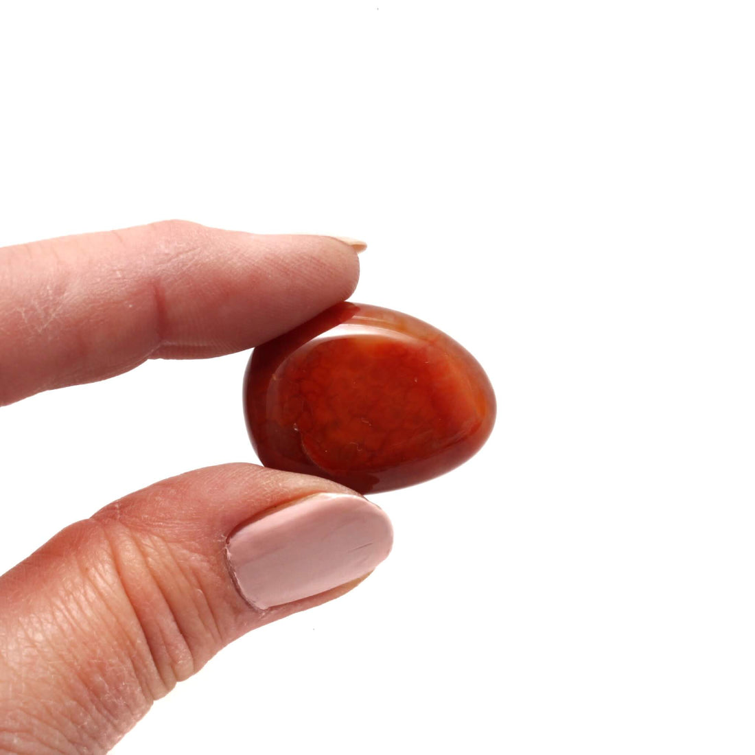 Karneol Krystal dråbe, i høj kvalitet