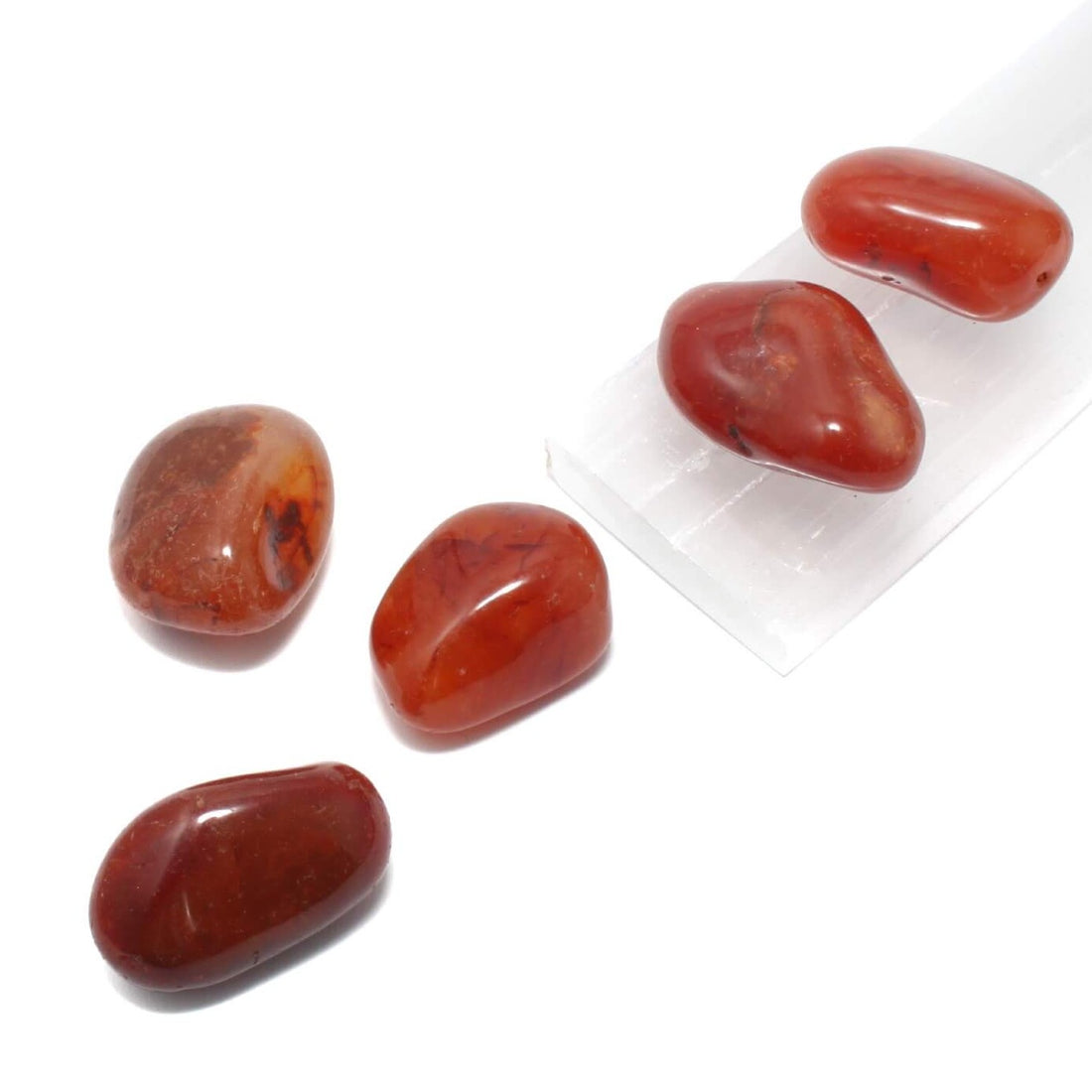 Karneol lommesten i høj kvalitet