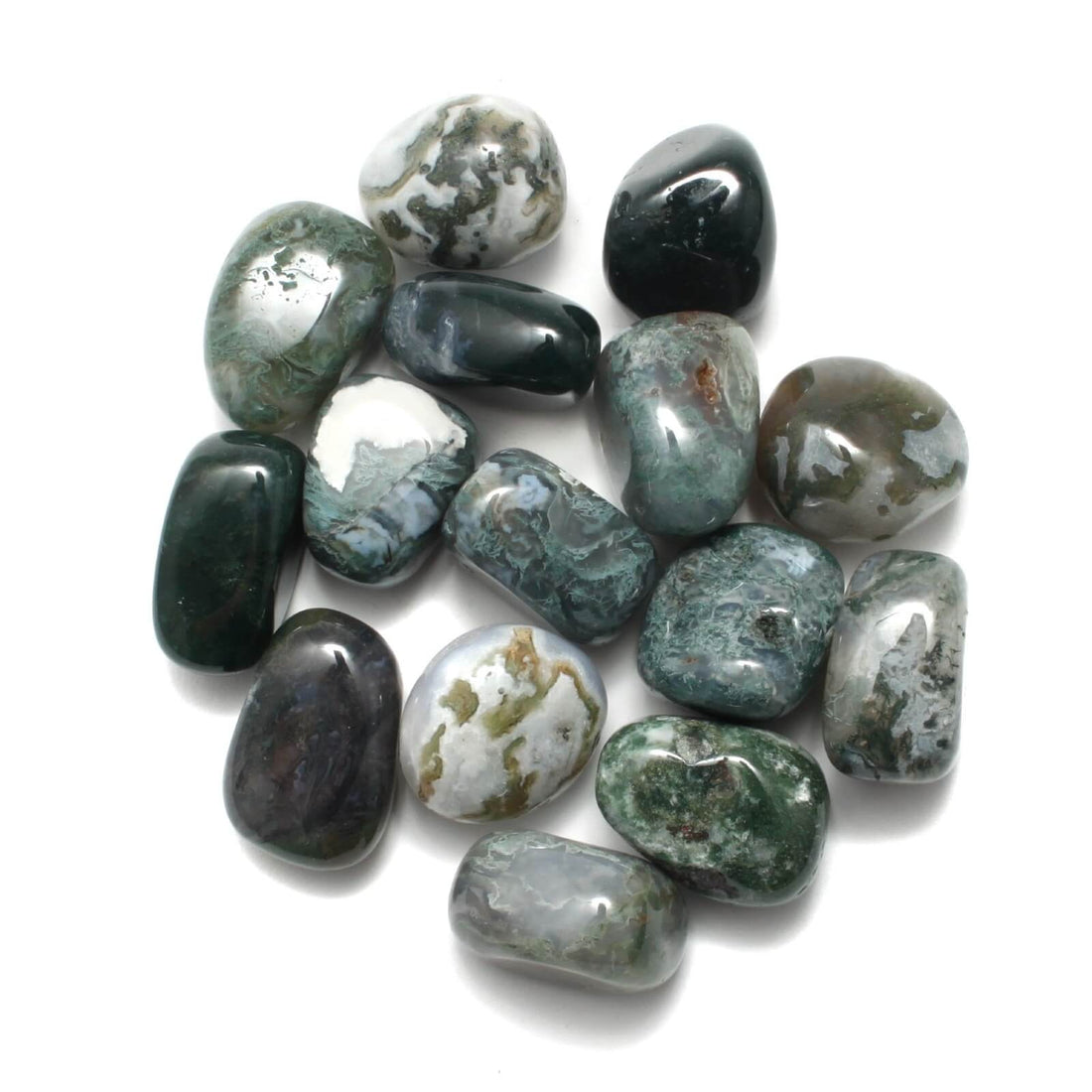 Mos Agat lommesten i høj kvalitet