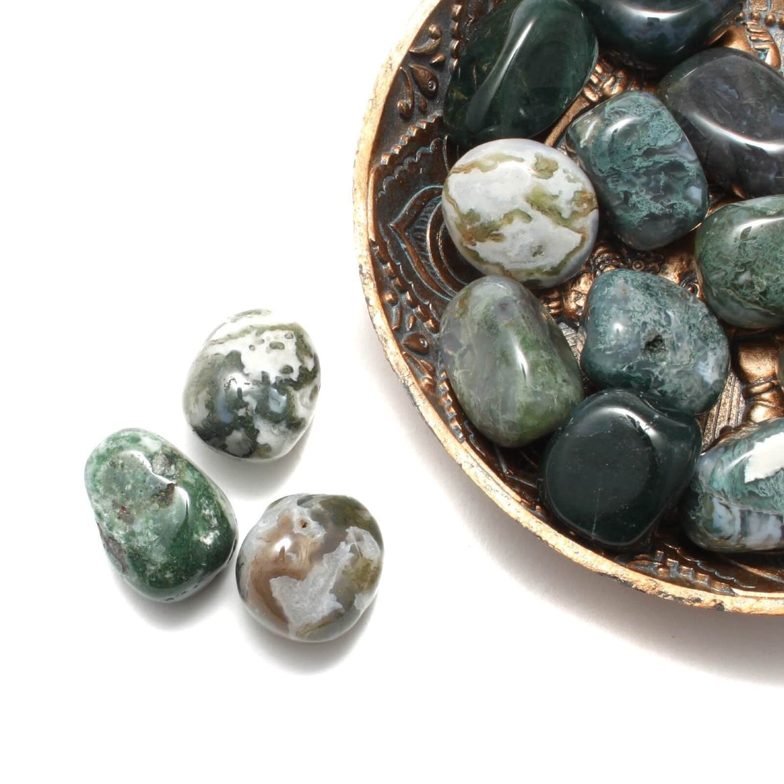 Mos Agat lommesten i høj kvalitet