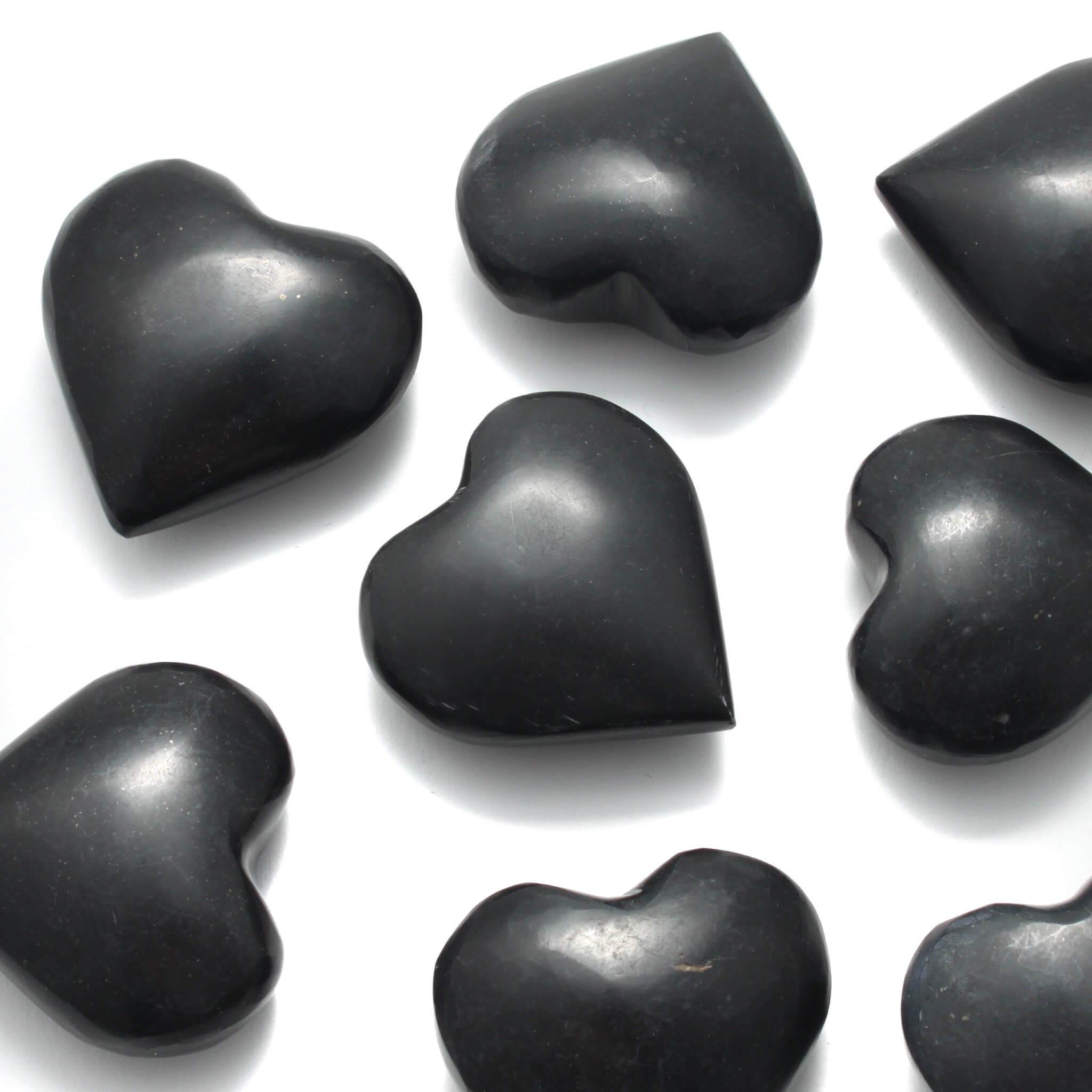 Sort Onyx krystal hjerte