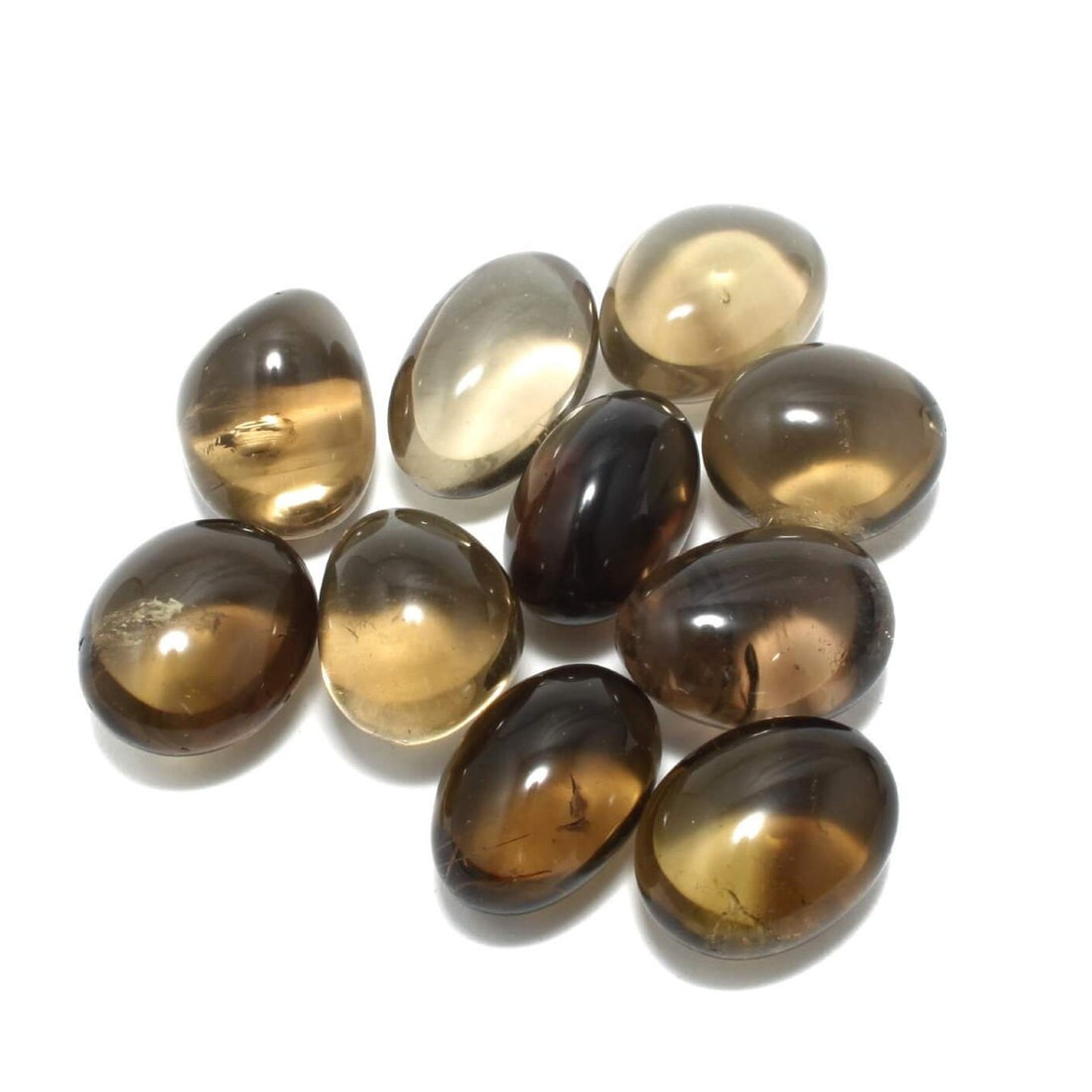 Smukke Røgkvarts lommesten i høj kvalitet