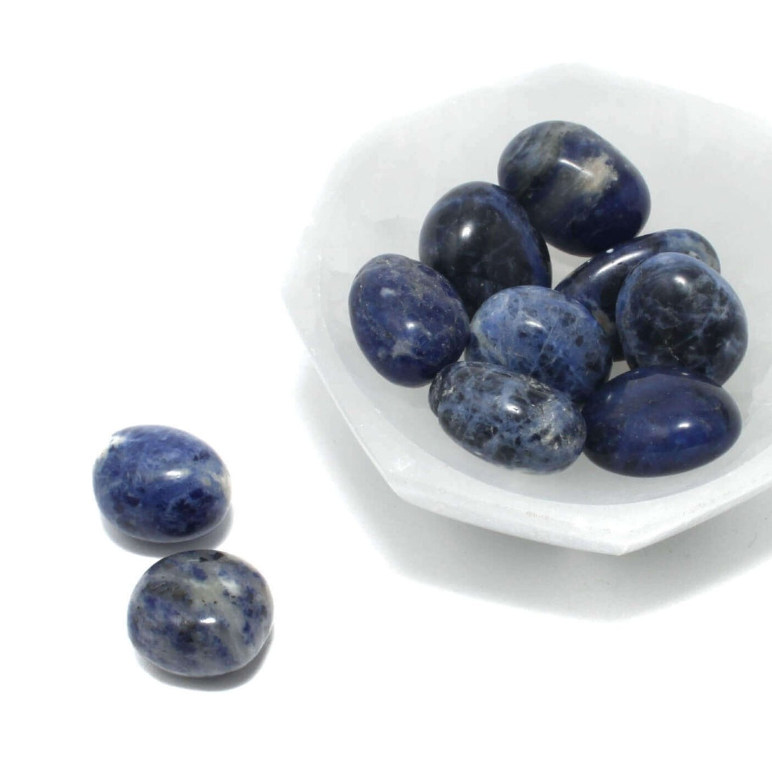 Sodalit lommesten i høj kvalitet