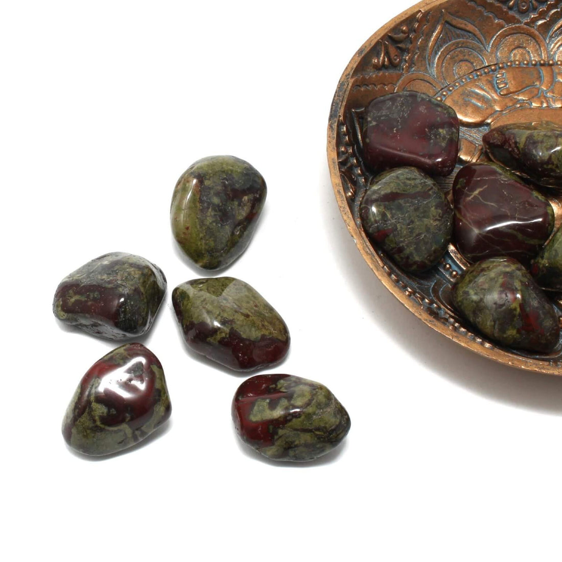 Blodsten/Drageblod lommesten i høj kvalitet