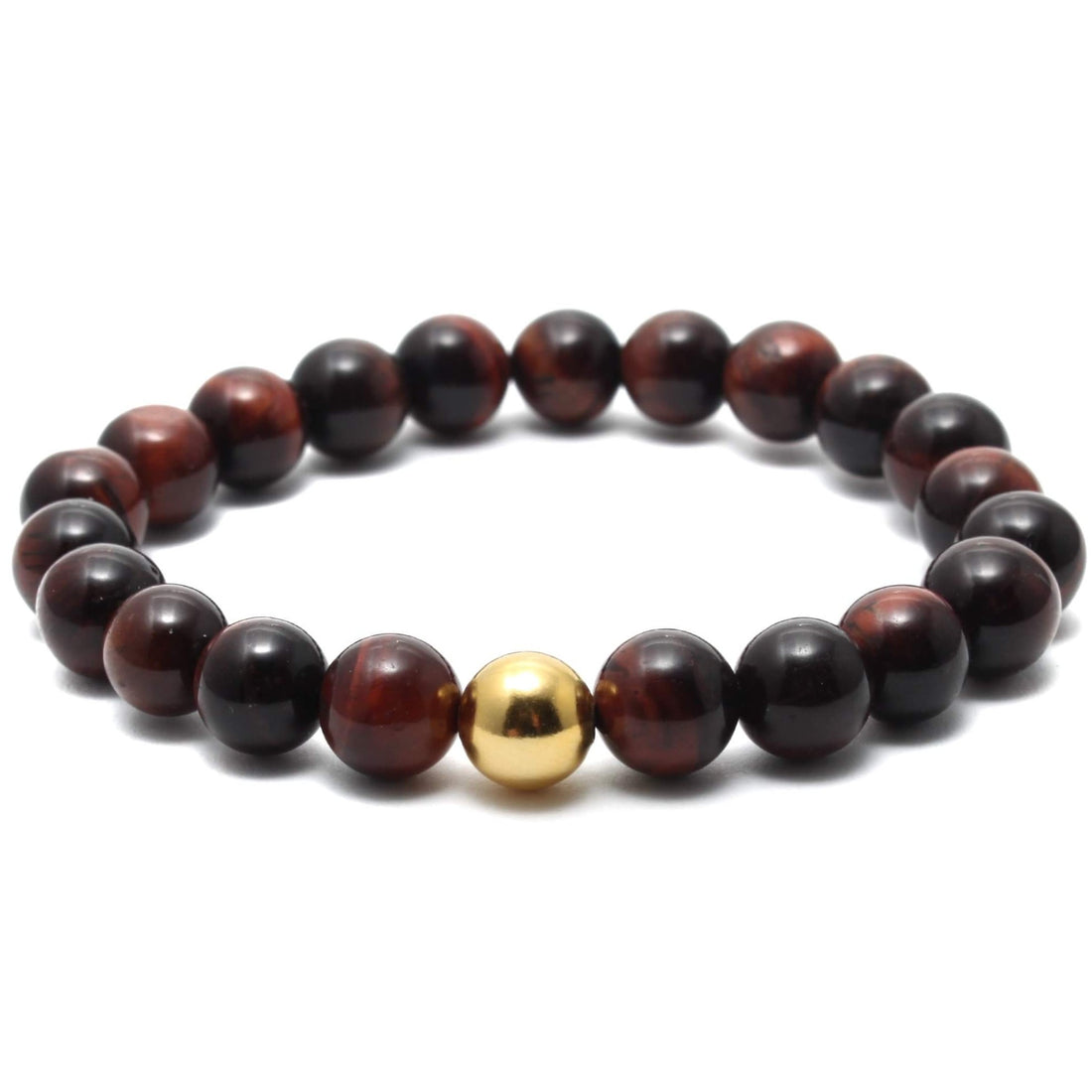 Krystal armbånd med 8mm Okseøje perler