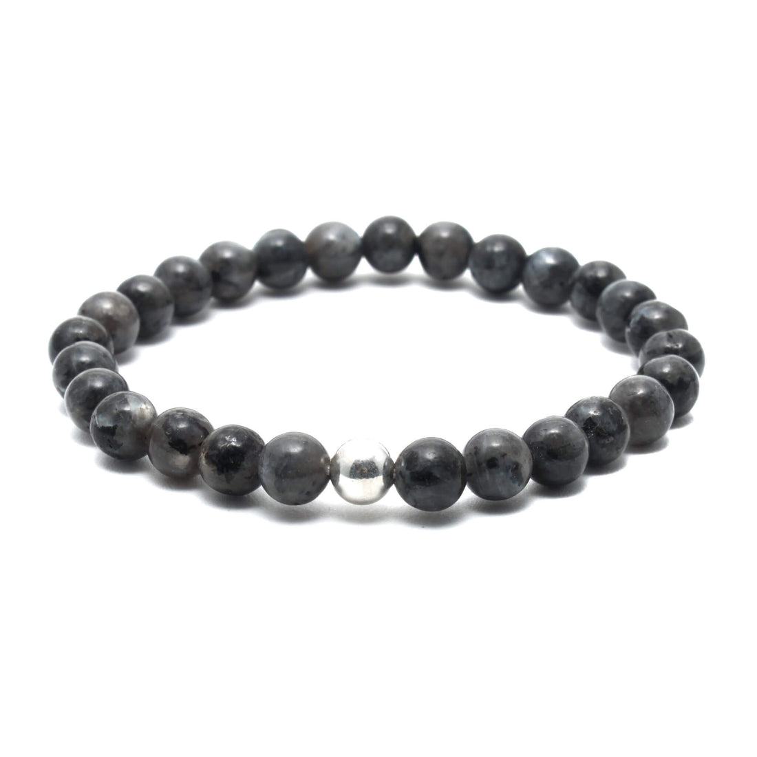 Larvikit krystal armbånd med 6mm perler