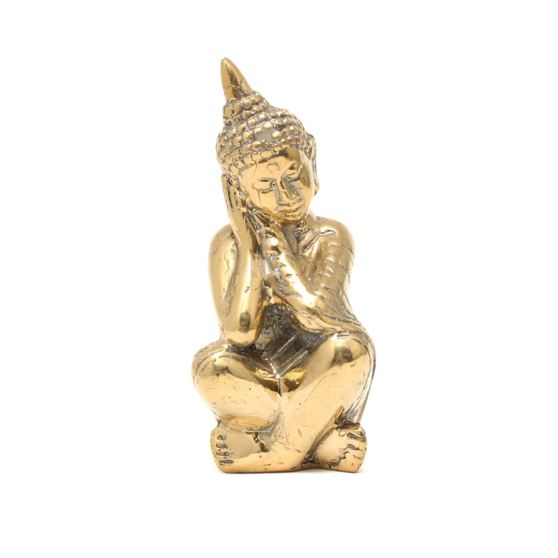 Messing Buddha - Afslappet