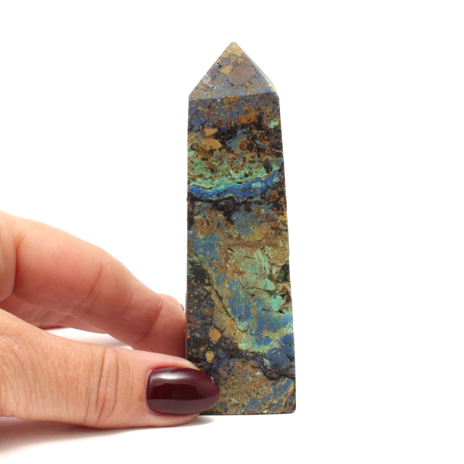 Azurit med Malakit Tårn 3