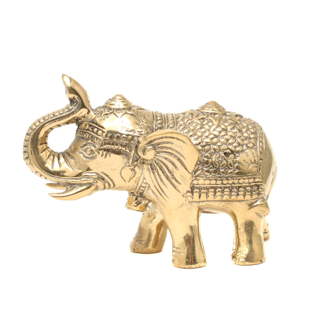 Messing Elefant fra Bali - Shop.villalovis.dk