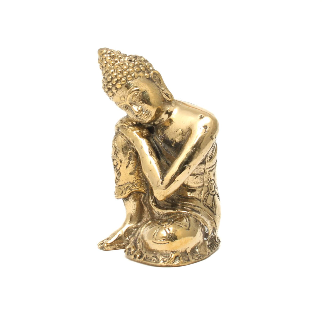 Hvilende Messing Buddha, Shop.villalovis.dk