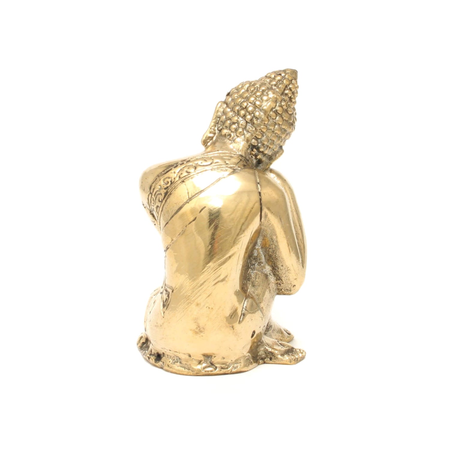 Hvilende Messing Buddha, Shop.villalovis.dk