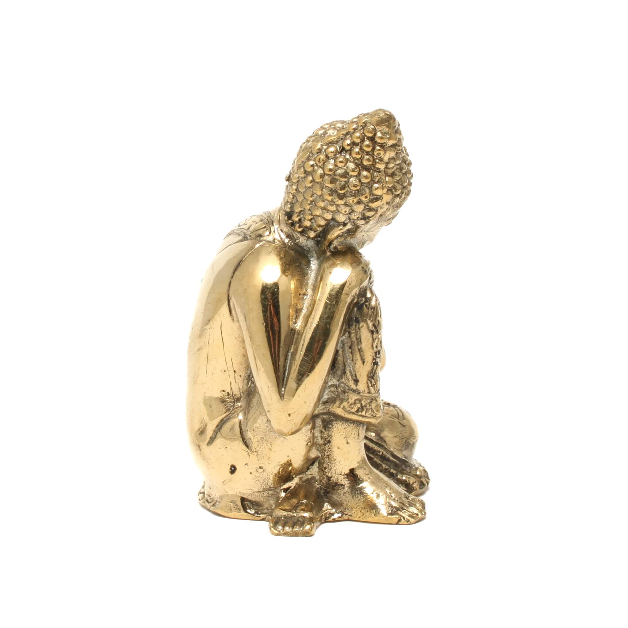 Hvilende Messing Buddha, Shop.villalovis.dk