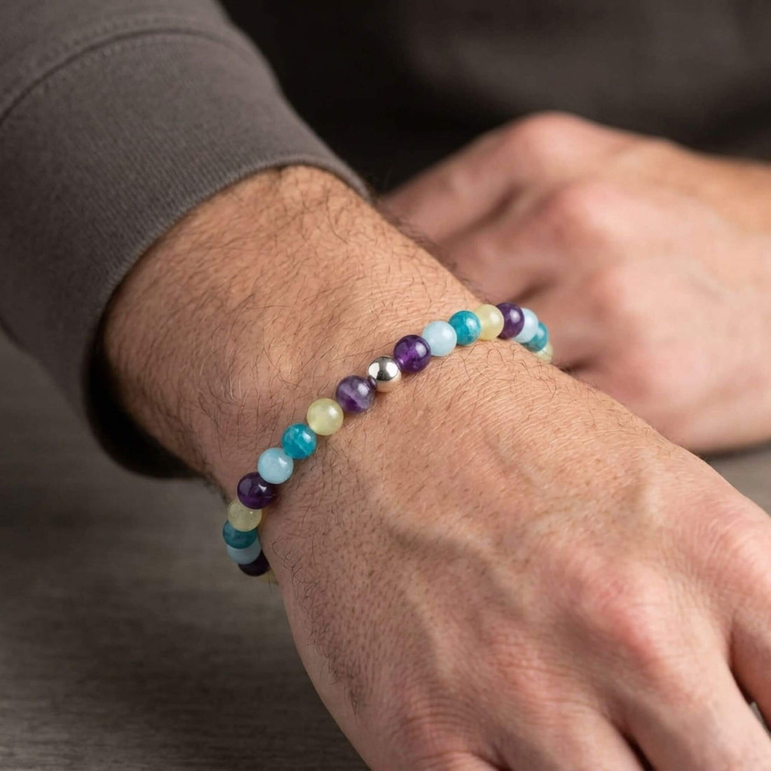 Krystal armbånd til Fisken