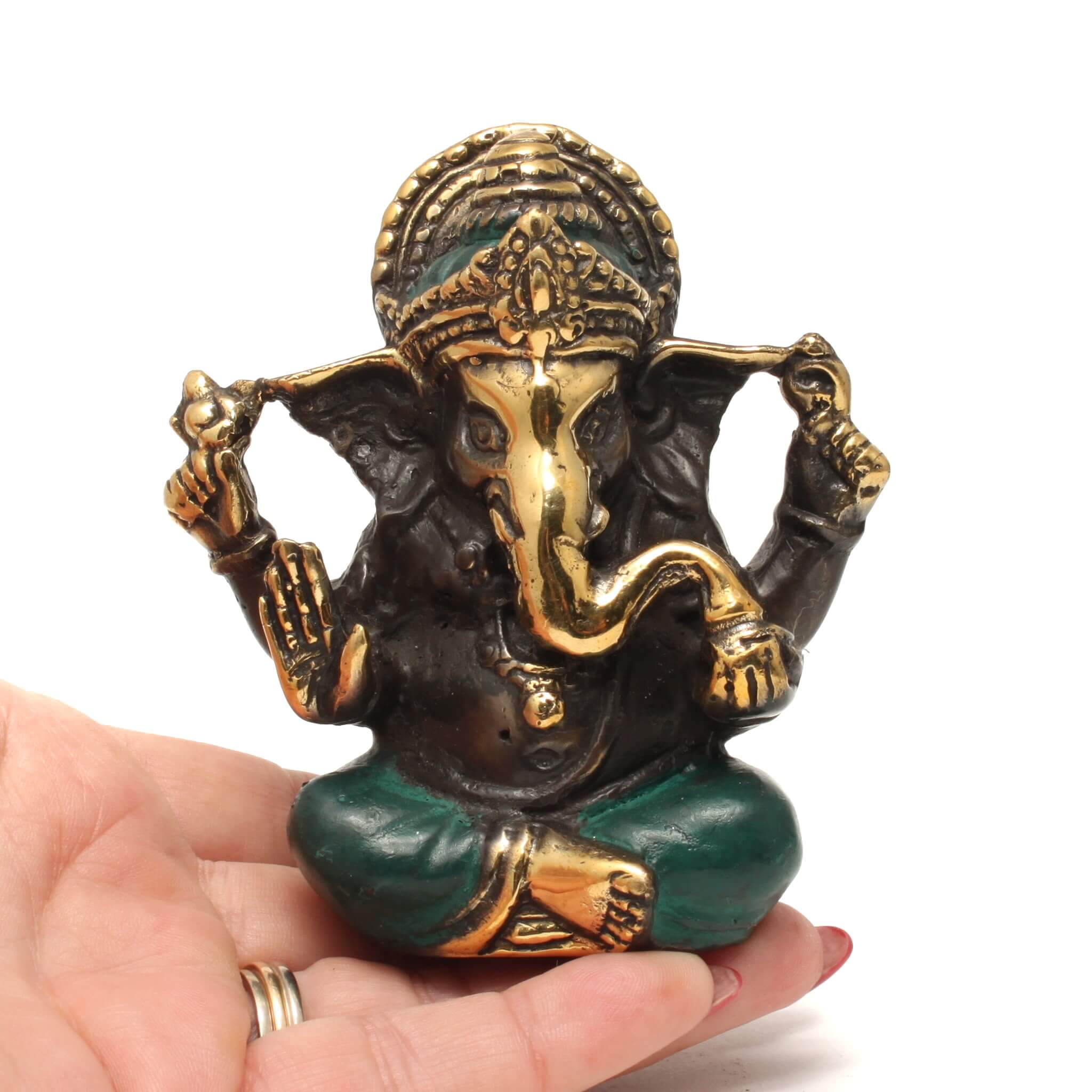 Messing Ganesh Figur - Shop.villalovis.dk