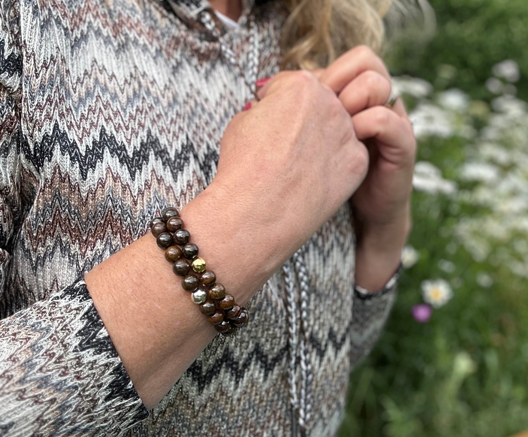 Boulder Opal Krystal armbånd