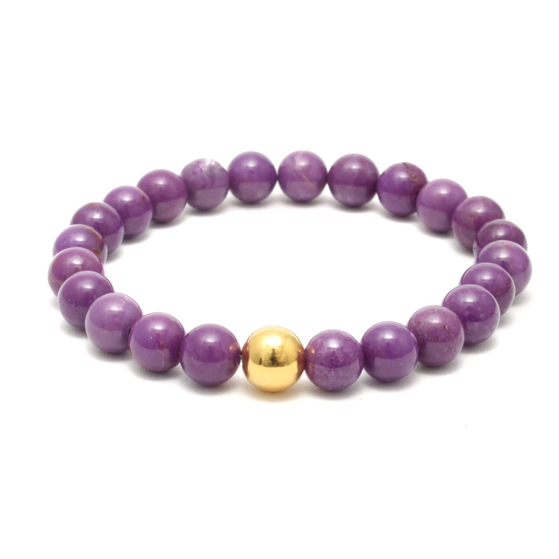 Phosphosiderit krystal armbånd 8mm