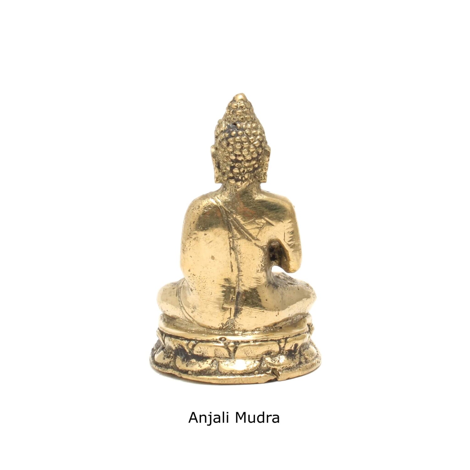 Messing Buddha - Anjali Mudra - Shop.villalovis.dk