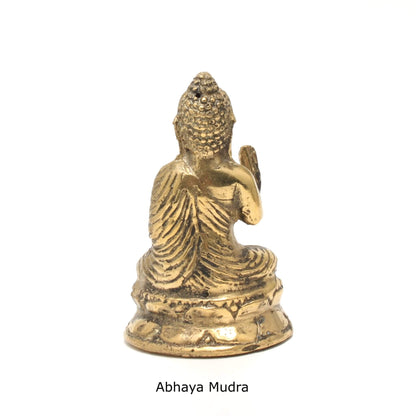 Messing Buddha - Abhaya Mudra - Shop.villalovis.dk