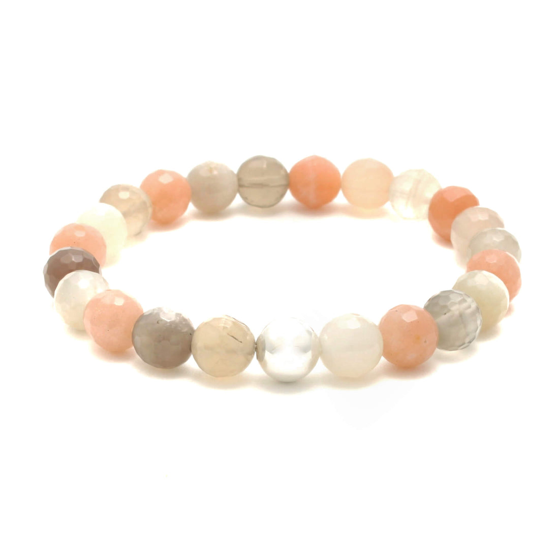 Mix Maanesten Facetteret krystal armbaand