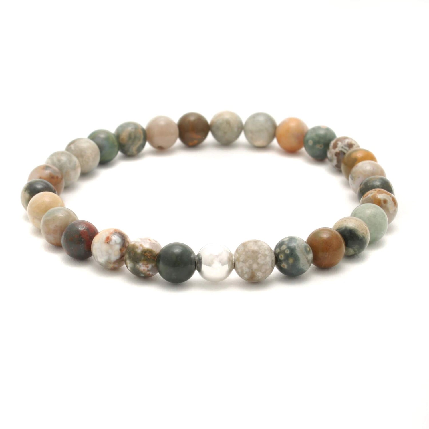 Ocean Jaspis Krystal armbånd - Villa Lovis