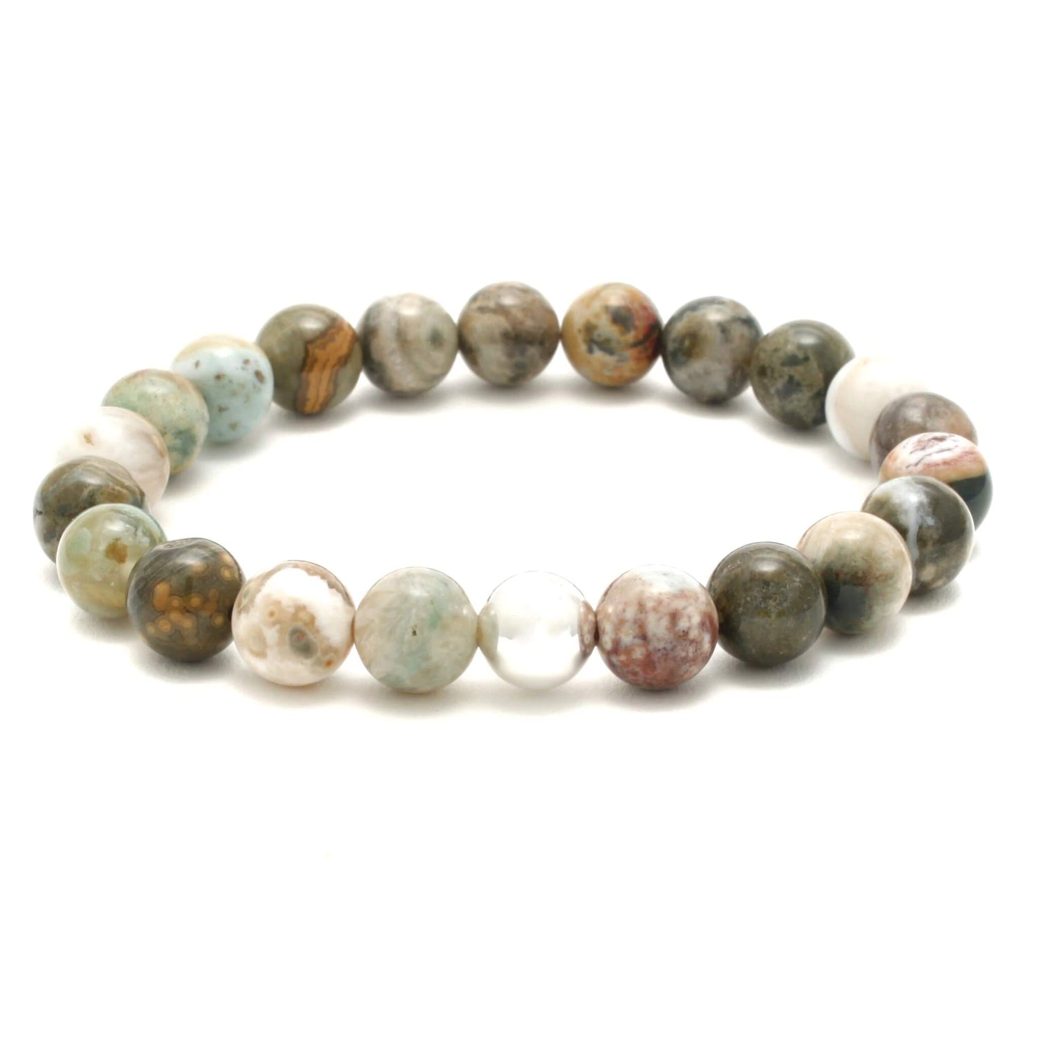 Ocean Jaspis Krystal armbånd - Villa Lovis