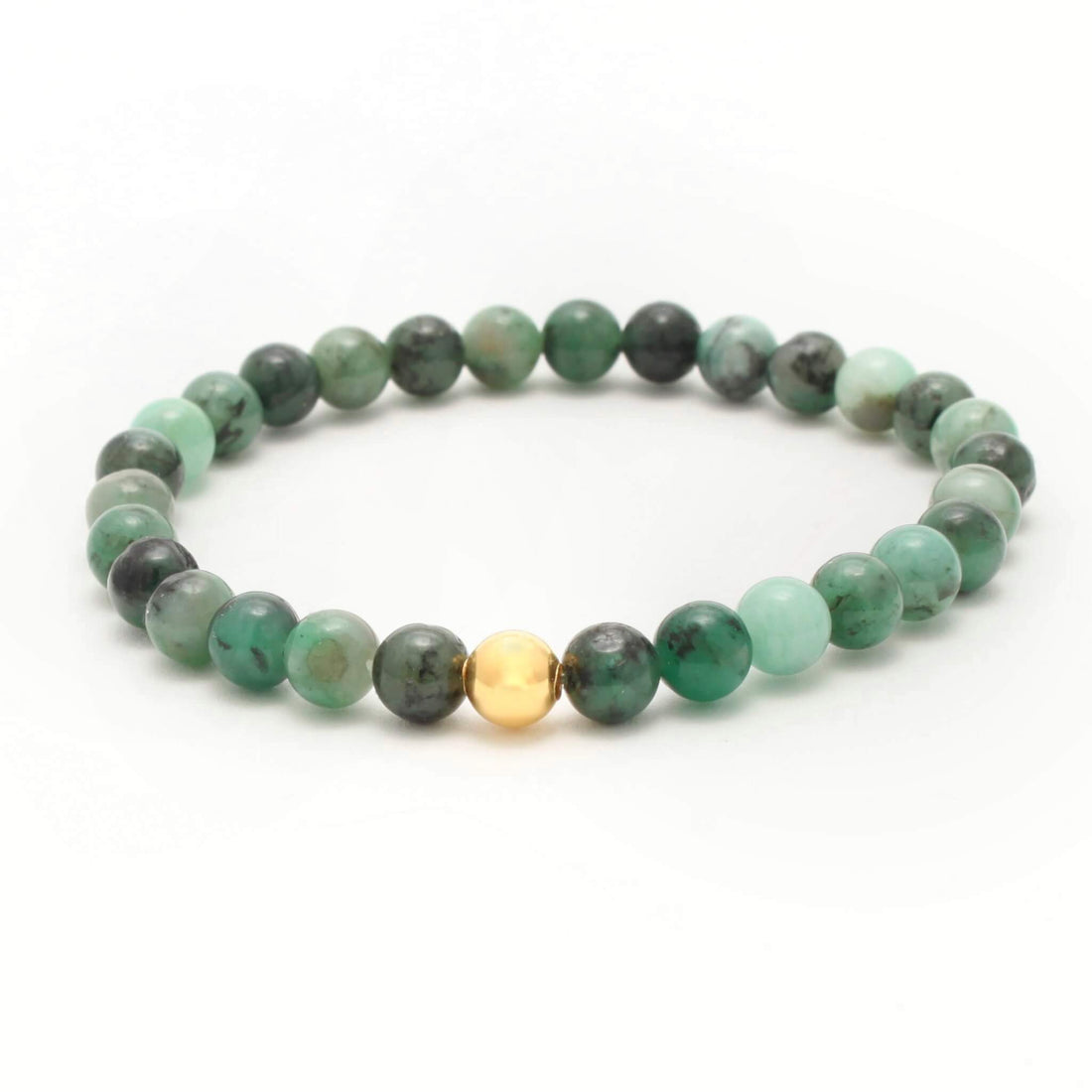 Smaragd krystal armbånd