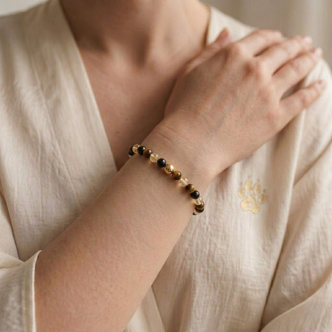 Krystal armbånd til Løven