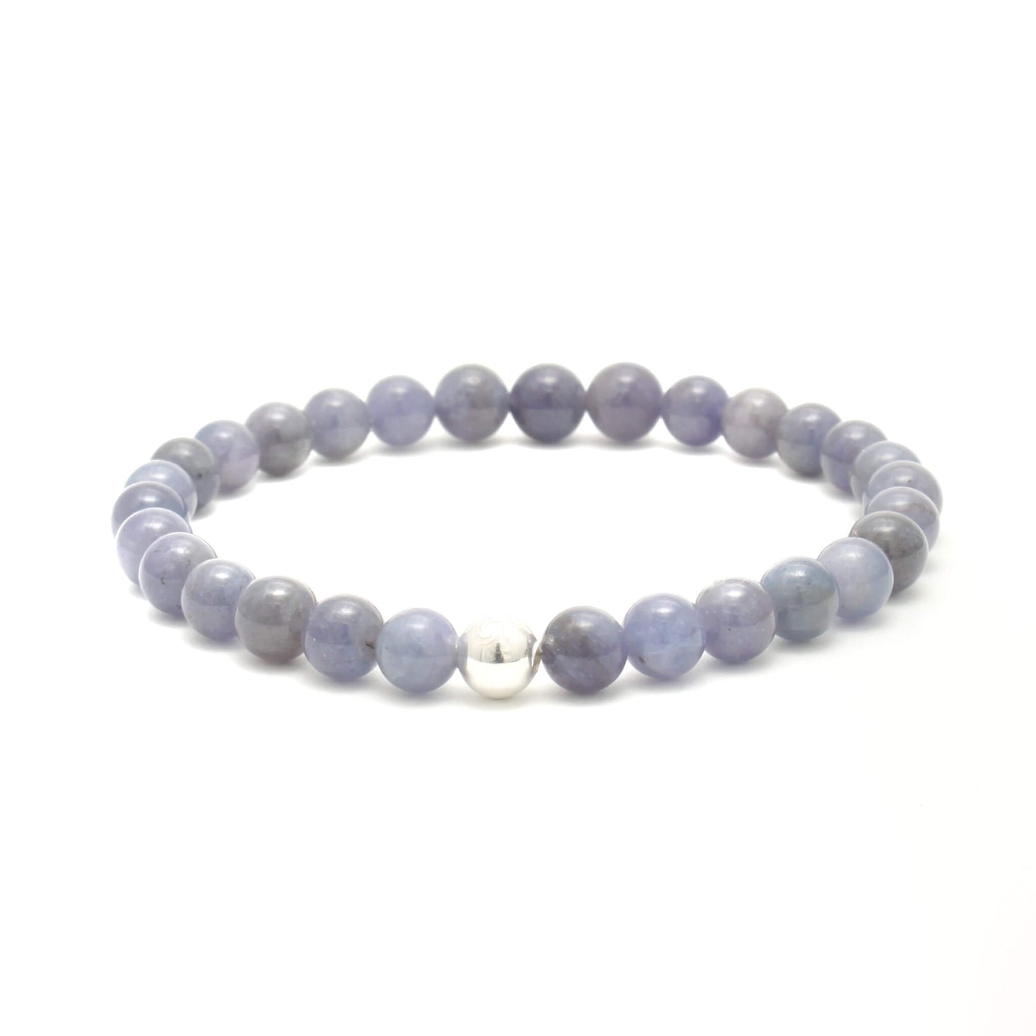 Tanzanit krystal armbånd 6MM