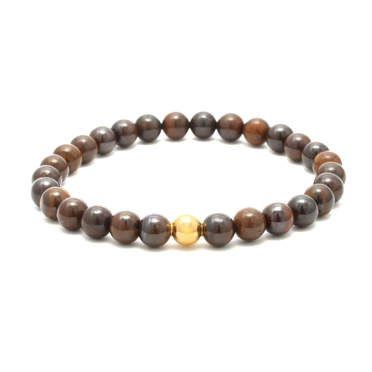 Boulder Opal krystal armbånd 6mm