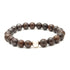 Boulder Opal Krystal armbånd 8mm