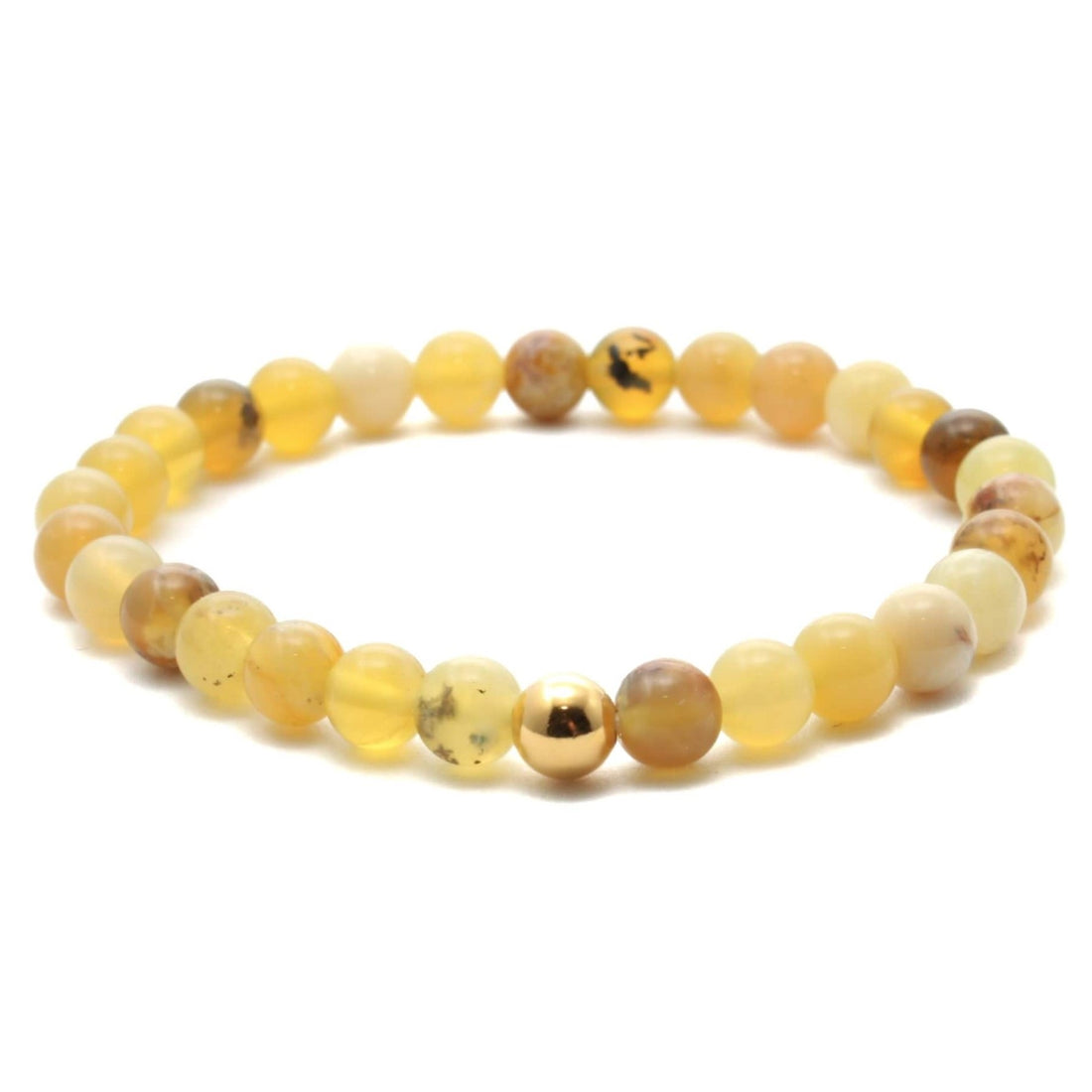 Gul Opal Krystal armbånd